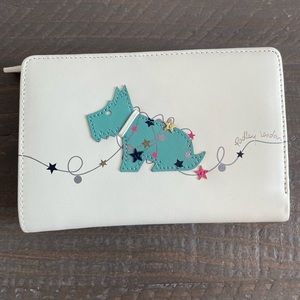 Radley London Leather Snap Wallet with Scottie Dog Applique.